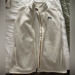 Patagonia Cream Fleece Vest
